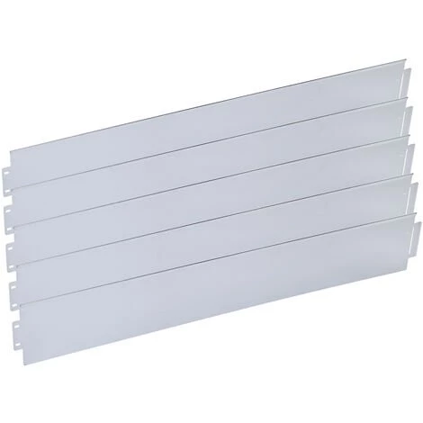 WILTEC Bordure De Jardin Acier Galvanisé 5m Barrière Plates-bandes Parterres Délimitation