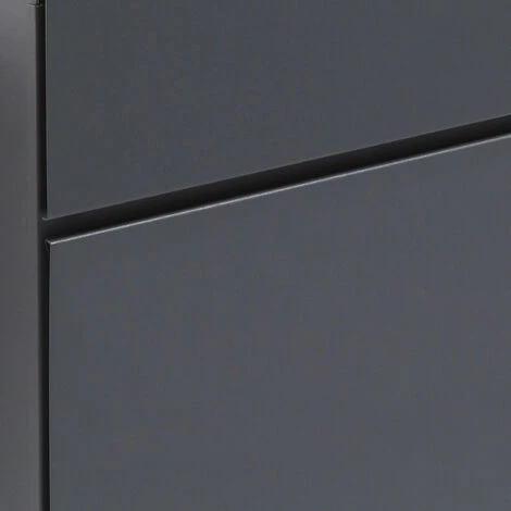 WILTEC Boite Lettres V23 Anthracite Murale Revêtue Par Poudre Porte Journal Magazine – Image 5