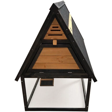 WILTEC Poulailler Cage Poules Enclos Élevage Volaille Pondoir Perchoir Bac Amovible – Image 3