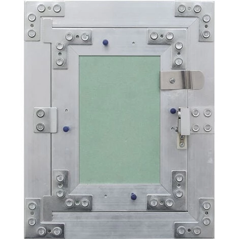 WILTEC Trappe Visite Cadres Aluminium 30x60cm 12,5mm Plaque En Plâtre Panneau D’accès Alu Maintenance – Image 5