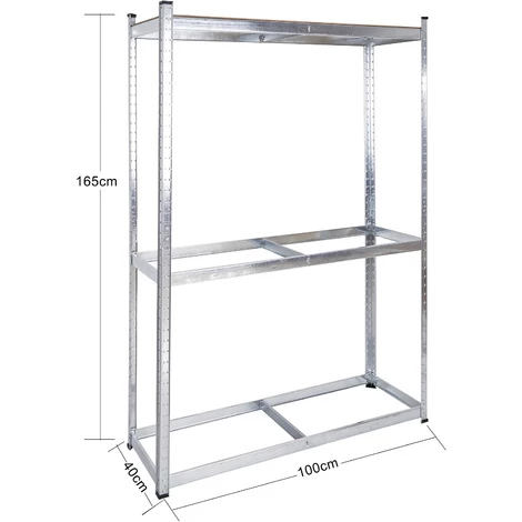 WILTEC Rayonnage Pour Pneus Rack à Pneus 8 Pneus Support Étagère Enfichable Atelier Garage Rangement – Image 5