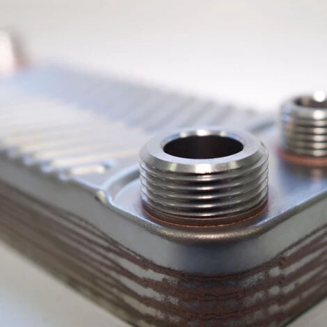 WILTEC Hrale Échangeur De Chaleur Thermique Inox 50 Plaques Max. 285 KW Eau Solaire – Image 2