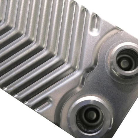 WILTEC Hrale Échangeur De Chaleur Thermique Inox 50 Plaques Max. 285 KW Eau Solaire – Image 3