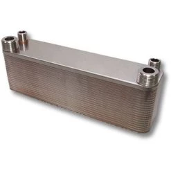 WILTEC Hrale Échangeur De Chaleur Thermique Inox 50 Plaques Max. 210 KW Eau Solaire