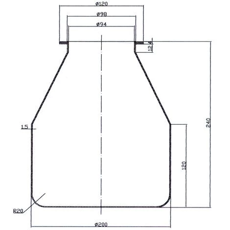 WILTEC 20-24Litres Vessie De Rechange Réservoir Pression à Vessie Surpression Domestique, Ballon BUTYLE – Image 2