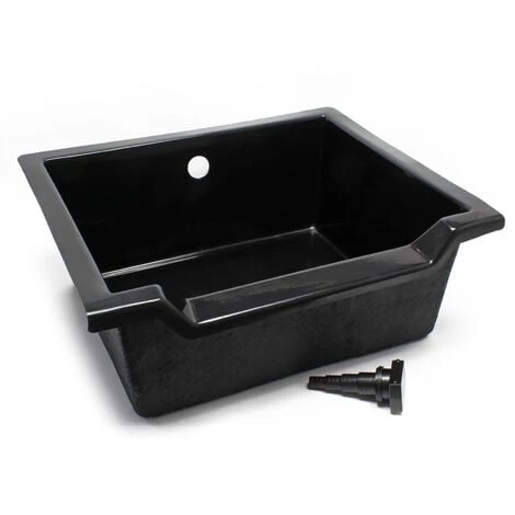 WILTEC Bac Pour Cascade Ou Cours D'eau En Matière Plastique Renforcée Fibre De Verre