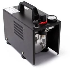 WILTEC Compresseur Aérographe AF18A Compact Manomètre Pressure Reducer