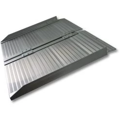 WILTEC Fauteuil Roulant Rampe Rampe De Fauteuil Roulant Alu 122 Cm 270 Kg Mobile Pliable Rampe Plate