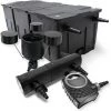 WILTEC Kit De Filtration Bassin Bio 90000l Stérilisateur UVC 36W 80W Pompe éco Ecumeur