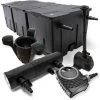 WILTEC Kit De Filtration Bassin 90000l Stérilisateur UVC 24W 80W Pompe éco Fontaine Ecumeur