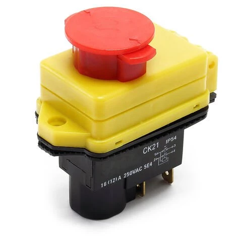 WILTEC Pièce Détachée - Interrupteur - Mise En Marche/Arrêt Arrêt D'urgence Diesel Bio Pompe à Fuel – Image 2