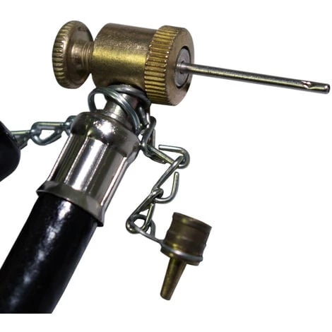 WILTEC Kit Adaptateur Compresseur D'air Comprimé Gonfleur De Roues Valves Auto Vélo Ballon – Image 5