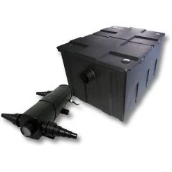 WILTEC Kit SunSun De Filtration De Bassin Bio Filtre 60000l Stérilisateur UVC 18W
