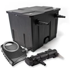 WILTEC SunSun Kit De Filtration De Bassin 12000l 24W UVC 6. Stérilisateur Et NEO7000 50W Pompe