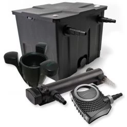 WILTEC SunSun Kit De Filtration De Bassin 12000l 36W UVC 3. Stérilisateur NEO10000 80W Pompe Skimmer