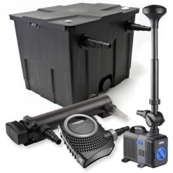 WILTEC SunSun Kit De Filtration De Bassin 12000l 36W UVC Stérilisateur NEO10000 80W Pompe Fontaine