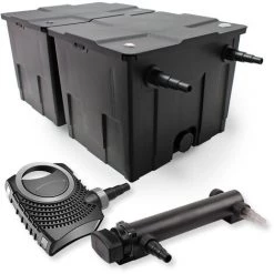 WILTEC SunSun Kit De Filtration De Bassin 60000l 24W UVC 3. Stérilisateur Et NEO7000 50W Pompe