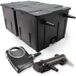 WILTEC SunSun Kit De Filtration De Bassin 60000l 18W UVC 3. Stérilisateur NEO8000 70W Pompe