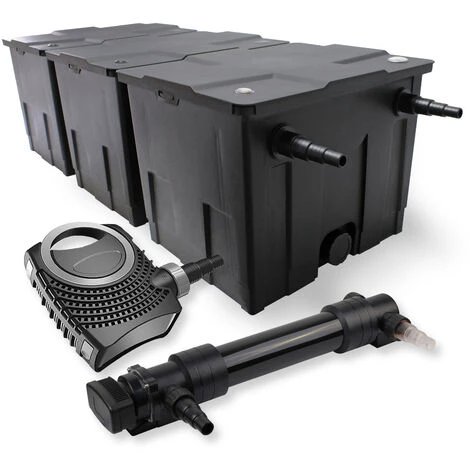 WILTEC SunSun Kit De Filtration De Bassin 90000l 36W UVC 6. Stérilisateur NEO8000 Pompe 70W