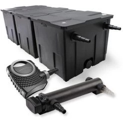 WILTEC SunSun Kit De Filtration De Bassin 90000l 36W UVC 3. Stérilisateur NEO8000 Pompe 70W