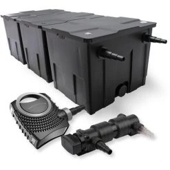WILTEC SunSun Kit De Filtration De Bassin 90000l 24W UVC 6. Stérilisateur Et NEO7000 50W Pompe