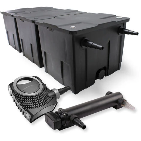WILTEC SunSun Kit De Filtration De Bassin 90000l 24W UVC 3. Stérilisateur NEO8000 Pompe 70W