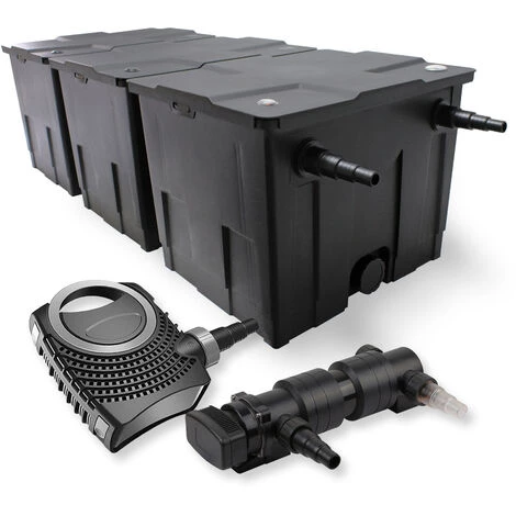 WILTEC SunSun Kit De Filtration De Bassin 90000l 18W UVC 6. Stérilisateur NEO8000 Pompe 70W