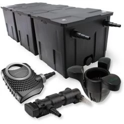 WILTEC SunSun Kit De Filtration De Bassin 90000l 24W UVC 6. Stérilisateur NEO7000 50W Pompe Et Skimmer