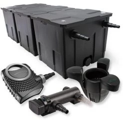 WILTEC SunSun Kit De Filtration De Bassin 90000l 18W UVC 3. Stérilisateur NEO7000 50W Pompe Et Skimmer