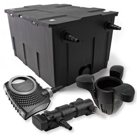 WILTEC SunSun Kit De Filtration De Bassin 60000l 24W UVC 6. Stérilisateur NEO8000 70W Pompe Skimmer