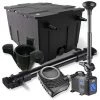 WILTEC SunSun Kit De Filtration De Bassin 60000l 72W UVC Stérilisateur NEO10000 80W Pompe Fontaine Skimmer