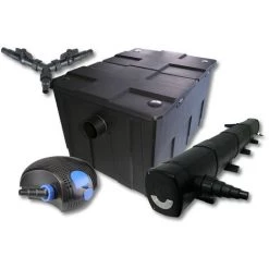 WILTEC SunSun Kit De Filtration De Bassin Pour 60000l Avec 72W Stérilisateur Et 100W éco Pompe