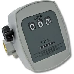 WILTEC Compteur Diesel Ou Fuel 3 Bar 10-60l/min Raccords 1" Précision 1% Pour Pompes Diesel