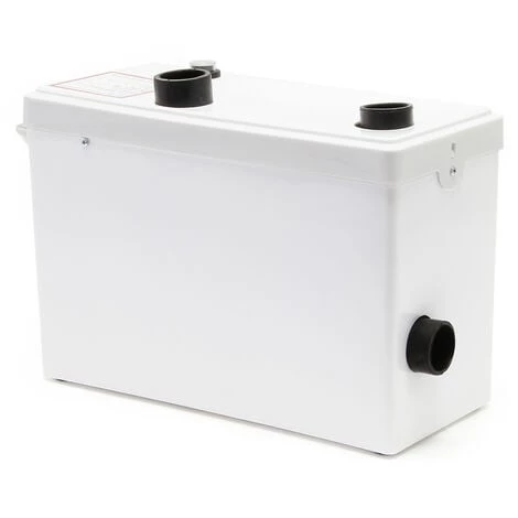 WilTec 3/1 Station De Relevage 600W Eaux Usées WC Eaux Chargées Pompage – Image 3