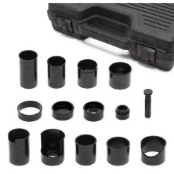 WILTEC Set Extracteur Douilles 14 Pièces Presse D’atelier Palier Charge De Propulsion Patin De Serrage