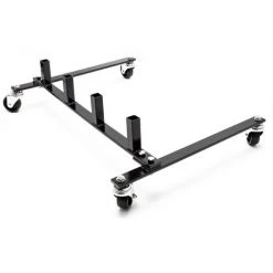 WILTEC Support Rack Rangement Mobile Pour 4 X Chariots Jack Hydraulique Rack Transport Positionnement