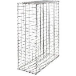 WILTEC Gabion 150x100x30cm Mur Pierre Paroi Bordure De Jardin Espalier Grillage Métallique Clôture Panier